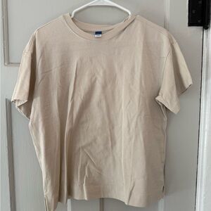 Old Navy Classic Beige T-Shirt